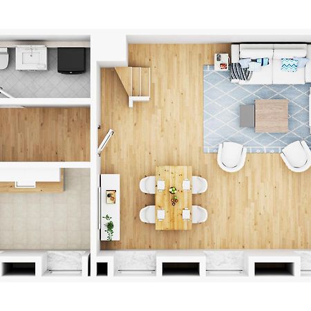Fewo1846 - Lille Petuhtante II - Elegante Vintage-Wohnung Mit 2 Schlafzimmern 弗伦斯堡 外观 照片